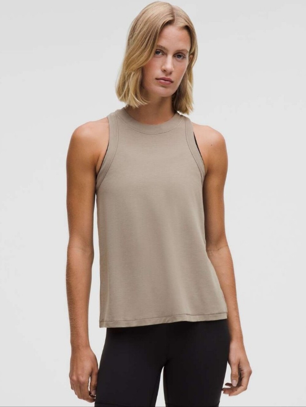 Lululemon Size 2 Jersey Training Tank Top, Brown, NWT